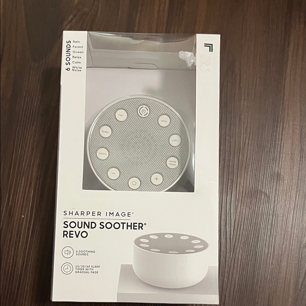Sharper Image Sound Soother Revo in Gray and White